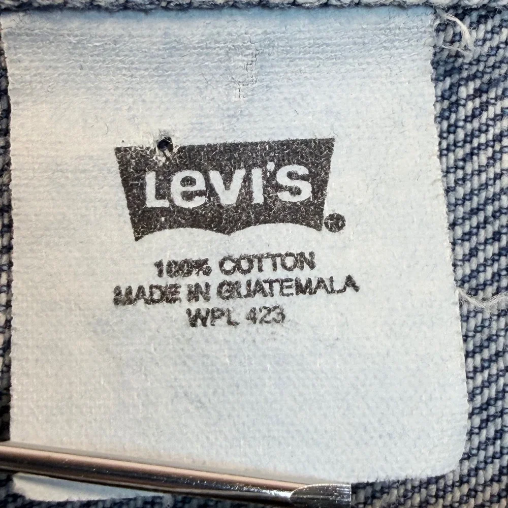 Levi's 501 Original Fit Jeans Men's 36x29 Button Fly Light Wash Denim Y2K 2003